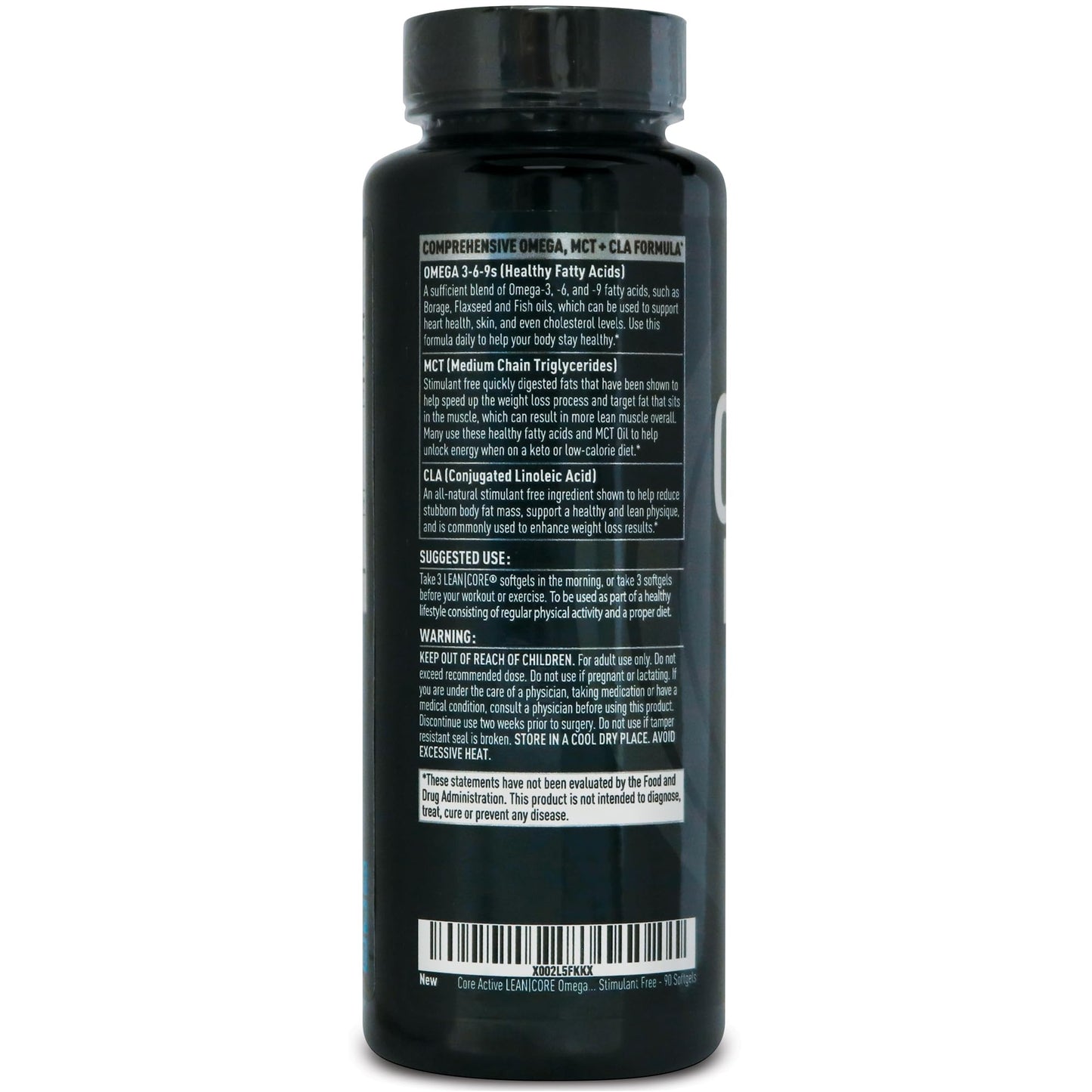 COREACTIVE Lean Omega MCT + CLA Stimulant-Free 90 Softgels