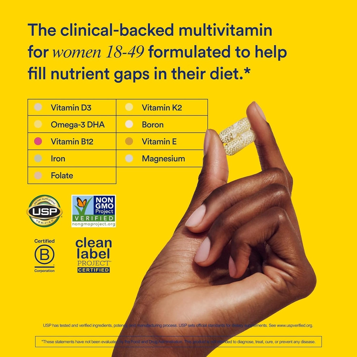 Ritual Women's 18+ Daily Multivitamin, 60 Capsules