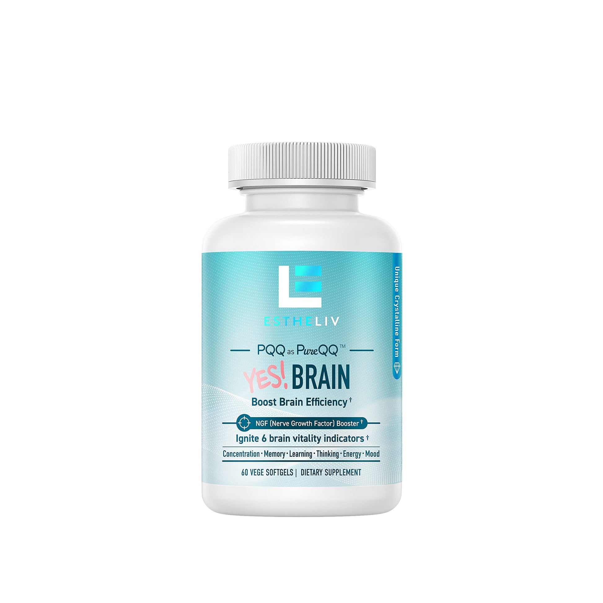 ESTHELIV Yes! Brain Capsules, 60 Count