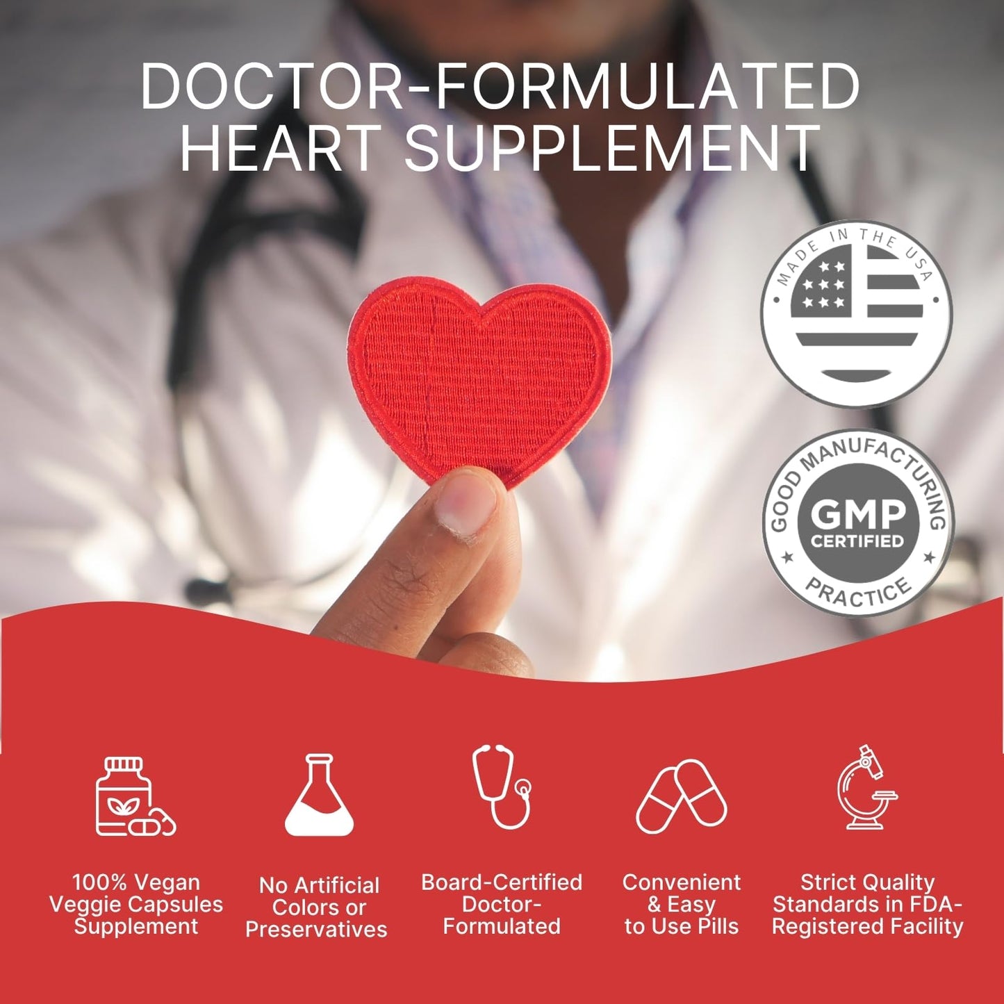 Fib Fighter Heart Rhythm Support Supplement 60 Capsules