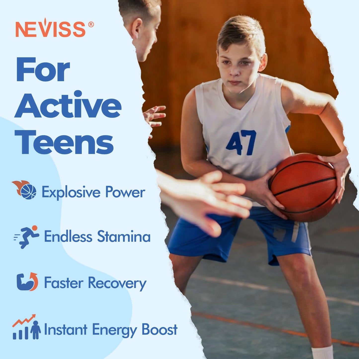 NEVISS Methylated Multivitamin Gummies for Teens & Kids with Methylfolate, Methyl B12 & Omega-3, 120 Gummies