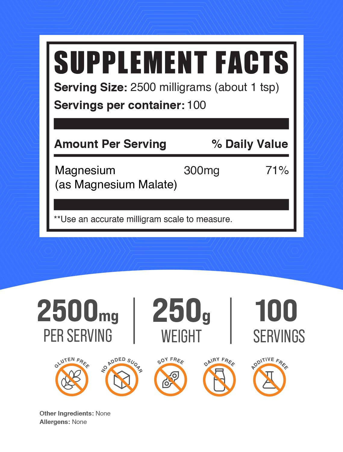 BulkSupplements Potassium Chloride 1kg + Magnesium Malate 250g Bundle Powder, 44.07
