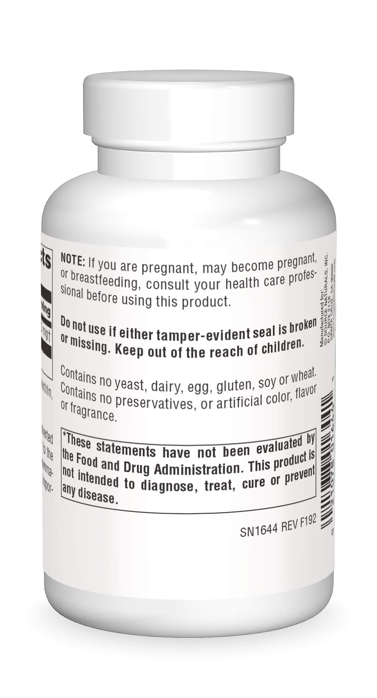 Source Naturals Free Form L-Glutamine 500 mg Capsules, 100 Capsules