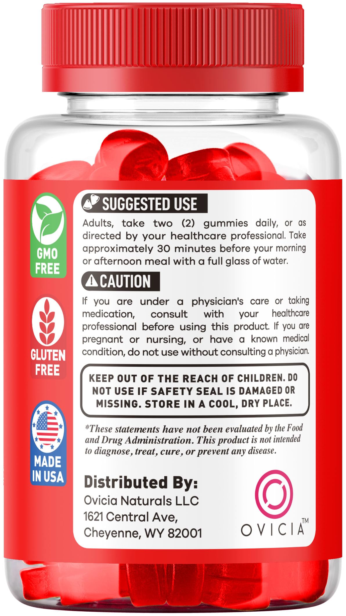 OVICIA BurnGummy Gummies 120 Gummies