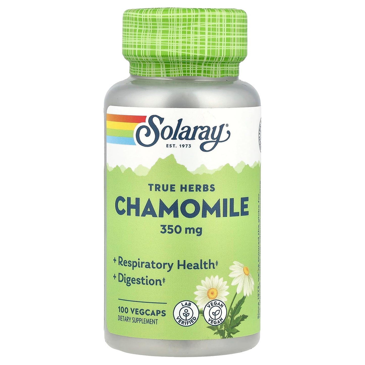 Solaray Chamomile 350 mg Capsules, 100 Capsules
