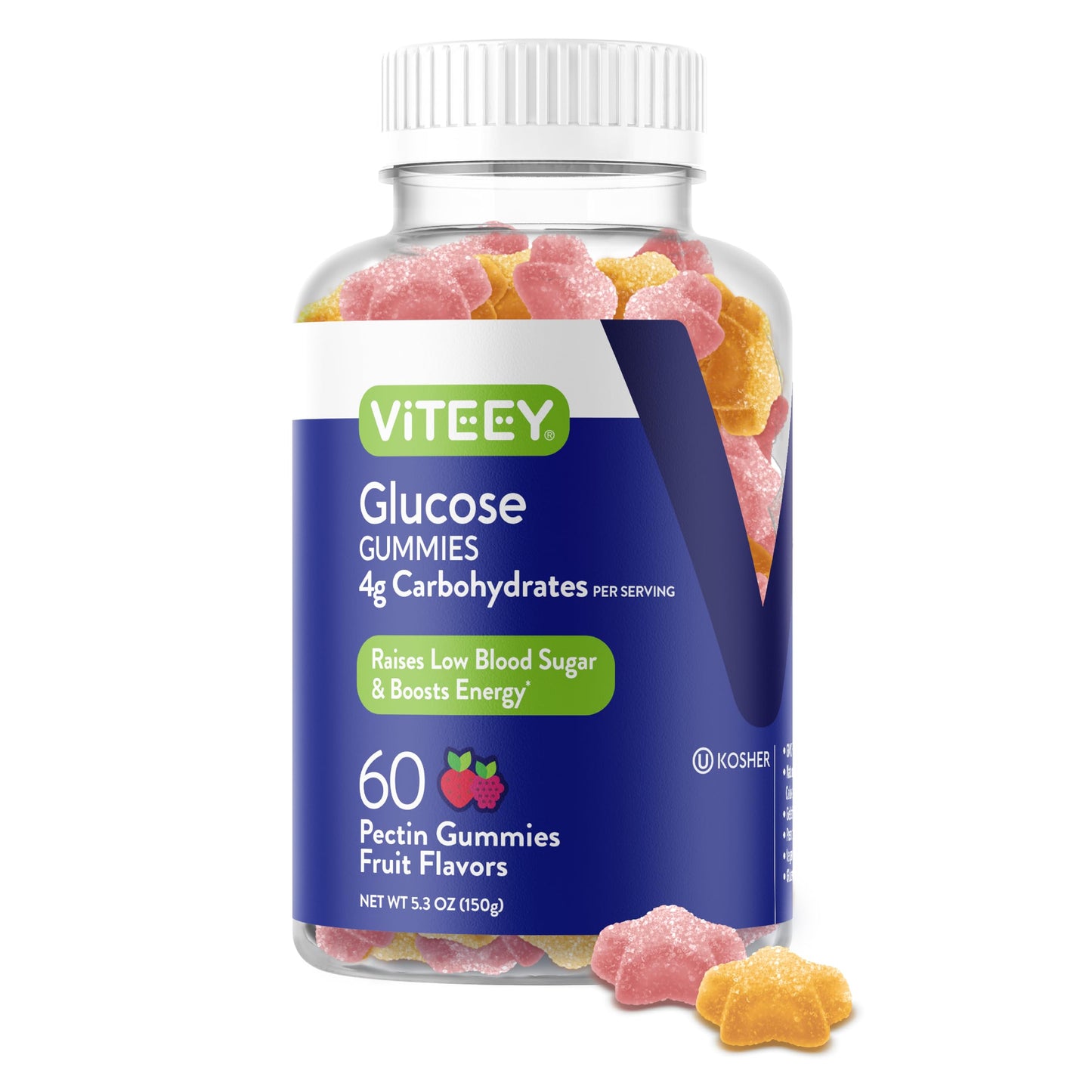 Viteey Glucose Gummies 60 Count