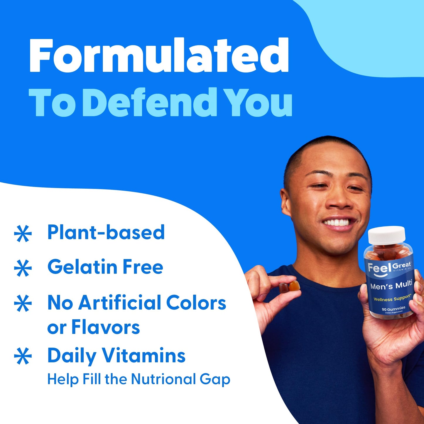 The Feel Great Vitamin Company Men's Multivitamin Gummies, 1 Count