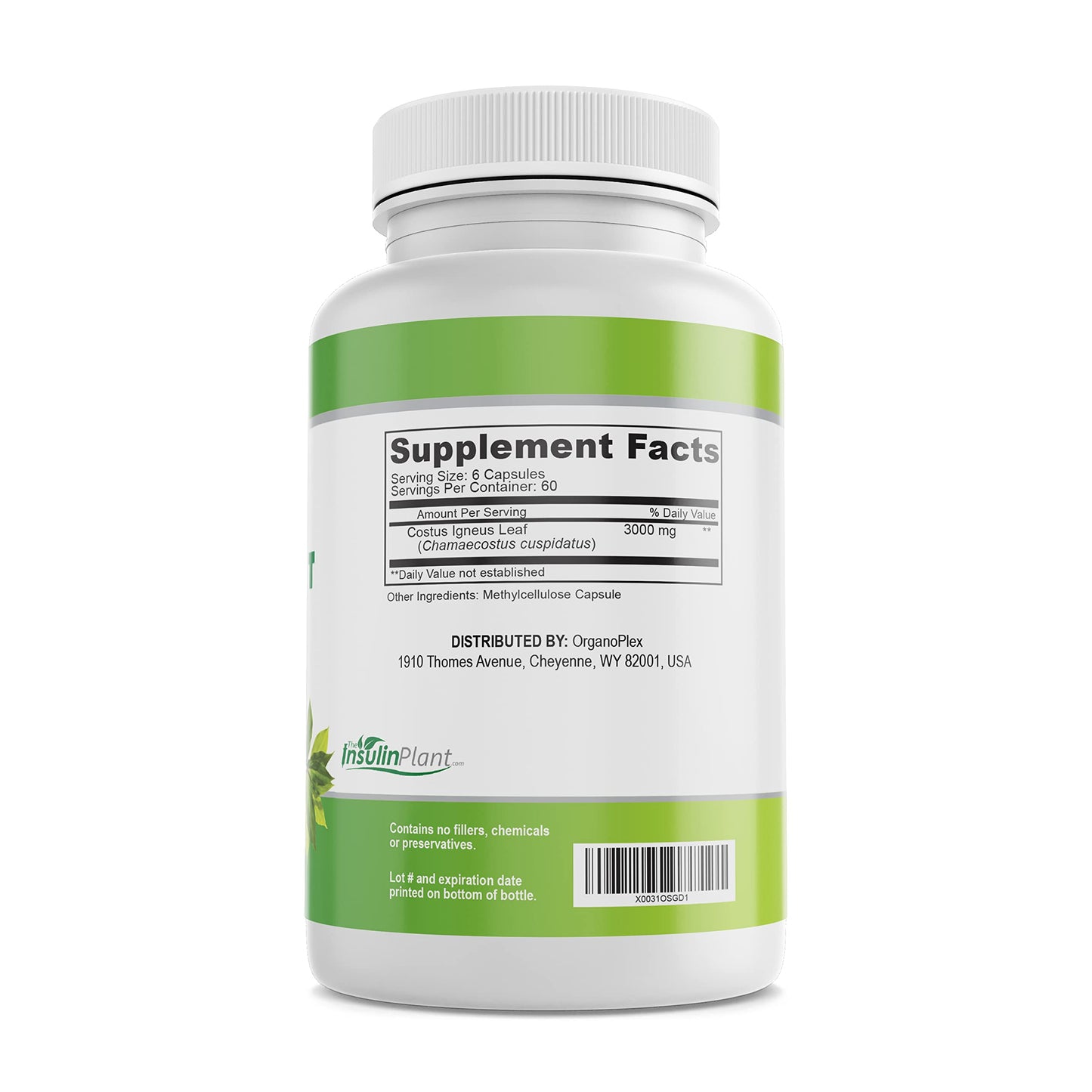 ORGANOPLEX Insulin Plant Capsule 360 Capsules