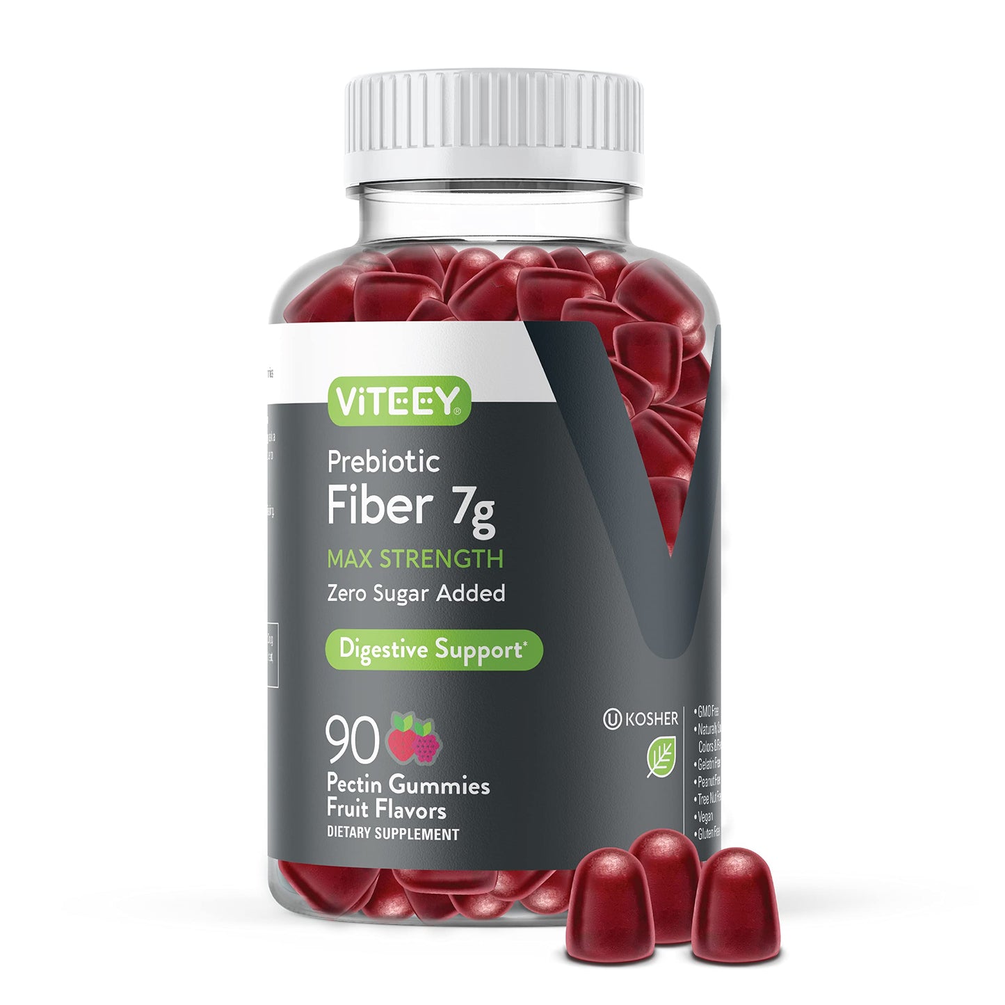 Viteey Prebiotic Fiber Gummies Gummy 90 Count