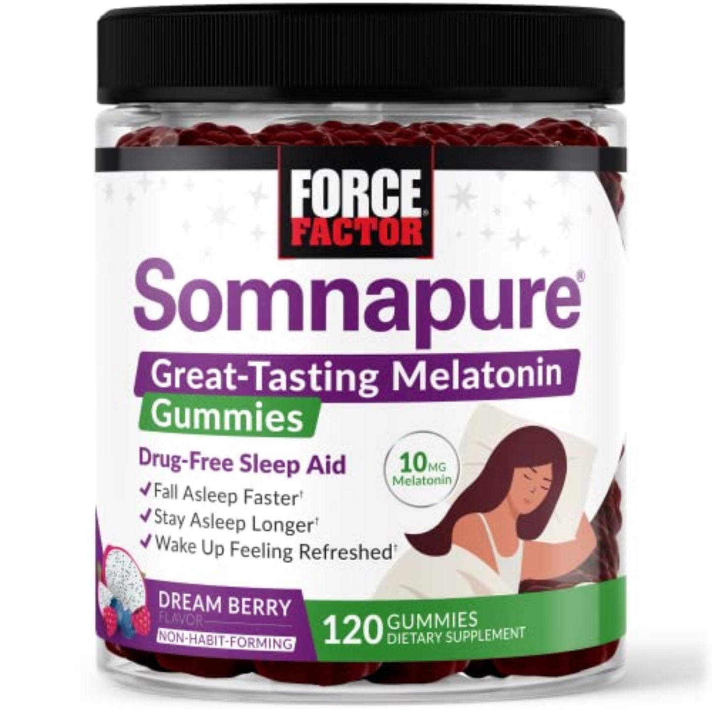 Force Factor Somnapure Gummies with Melatonin 120 Count
