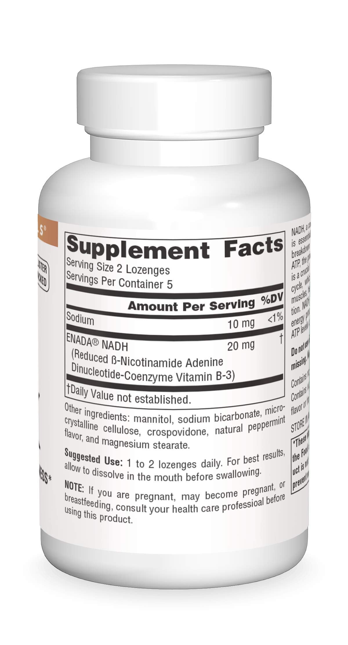 Source Naturals NADH 10mg Tablet, 10 Tablets
