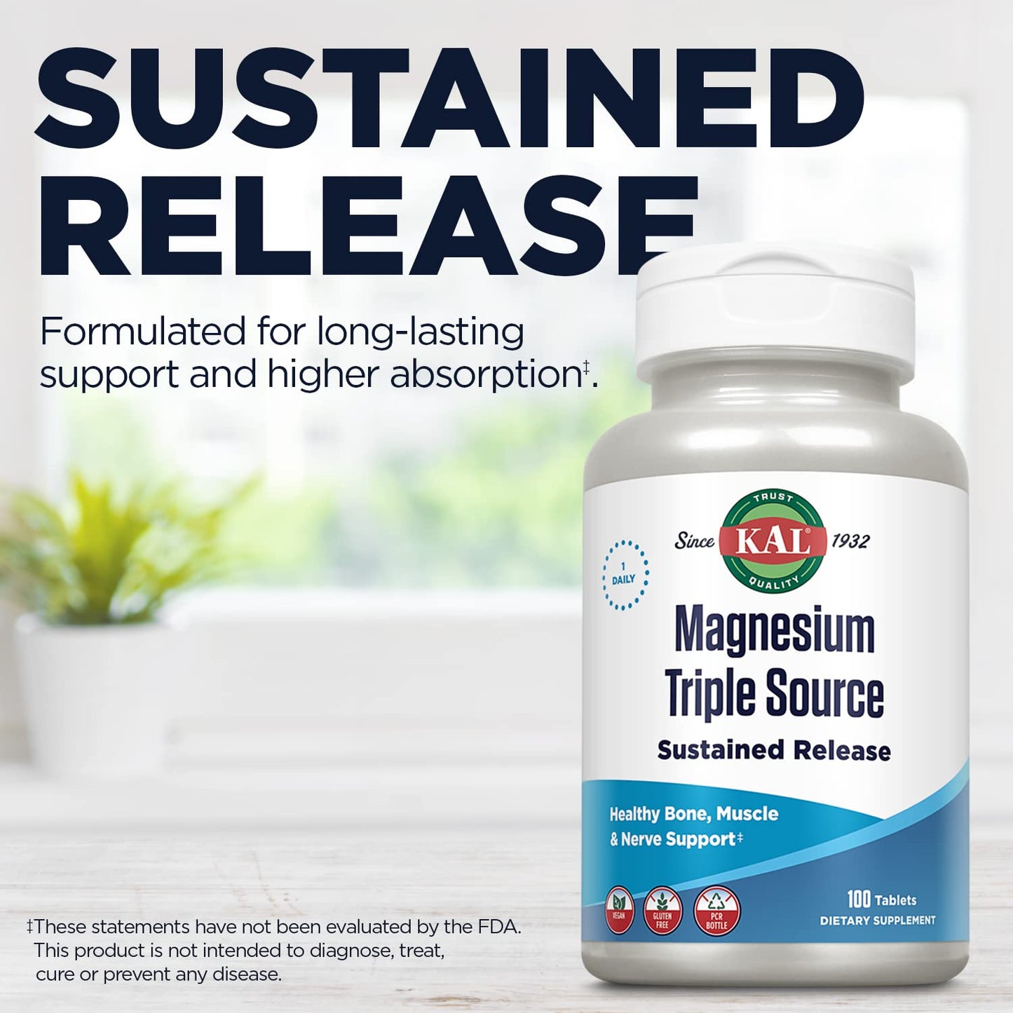 KAL Triple Source Magnesium Complex Tablet, 100 Tablets