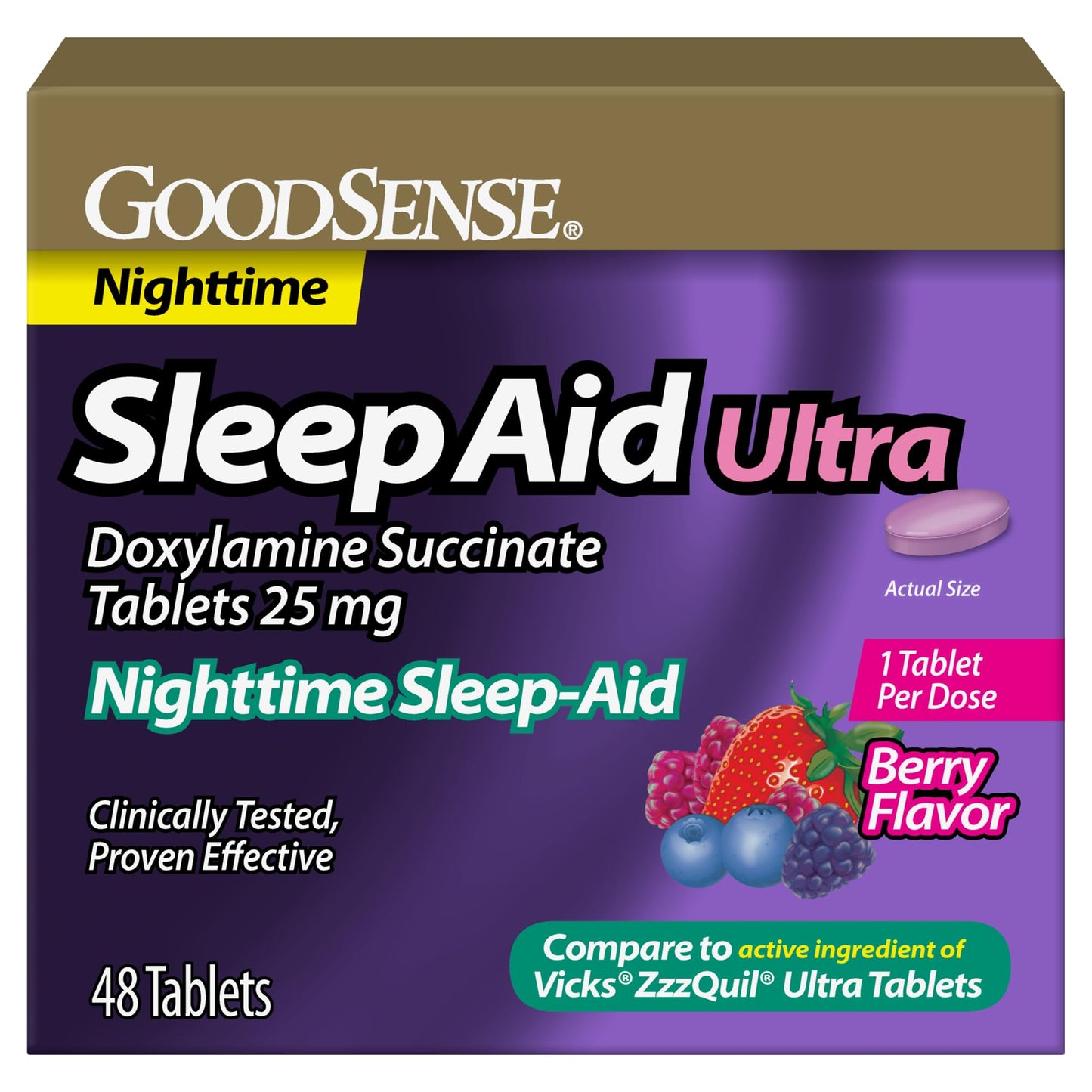 Good Sense Doxylamine Succinate 25 mg Tablets 48 Count