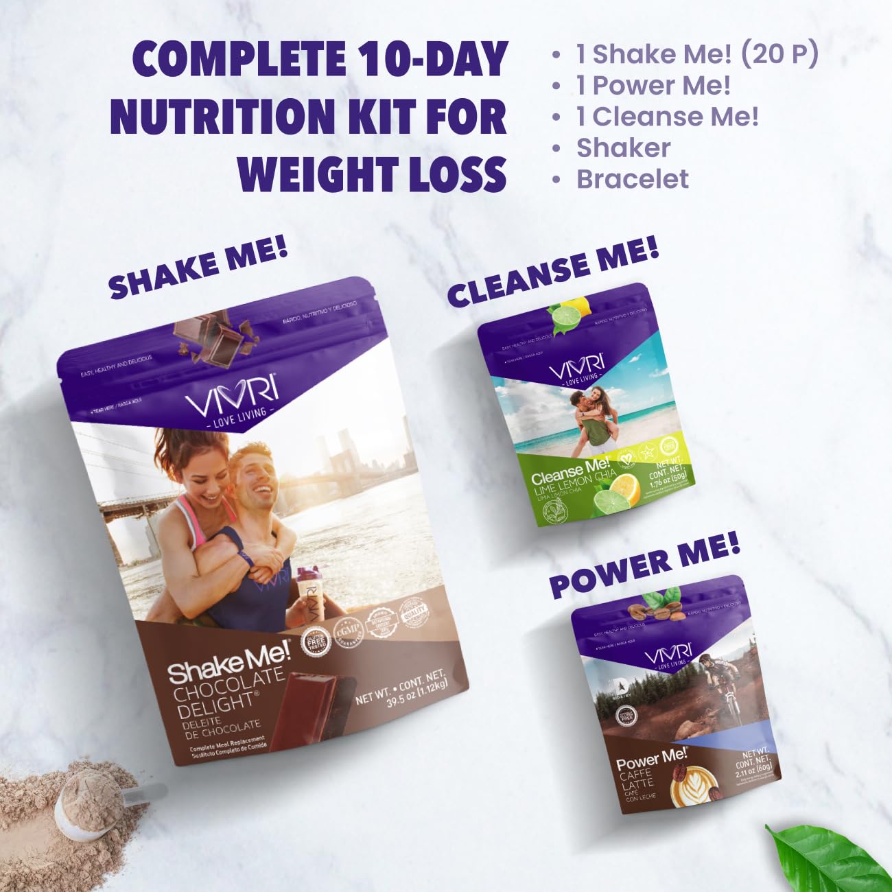 VIVRI 10-Day Challenge Complete Nutrition System Powder 67 Ounce