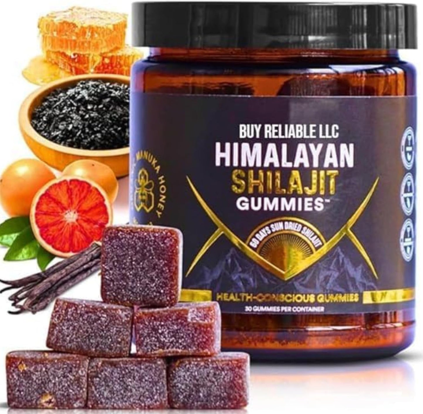 Buy Reliable LLC Shilajit Gummies (Gummy) 30 Count