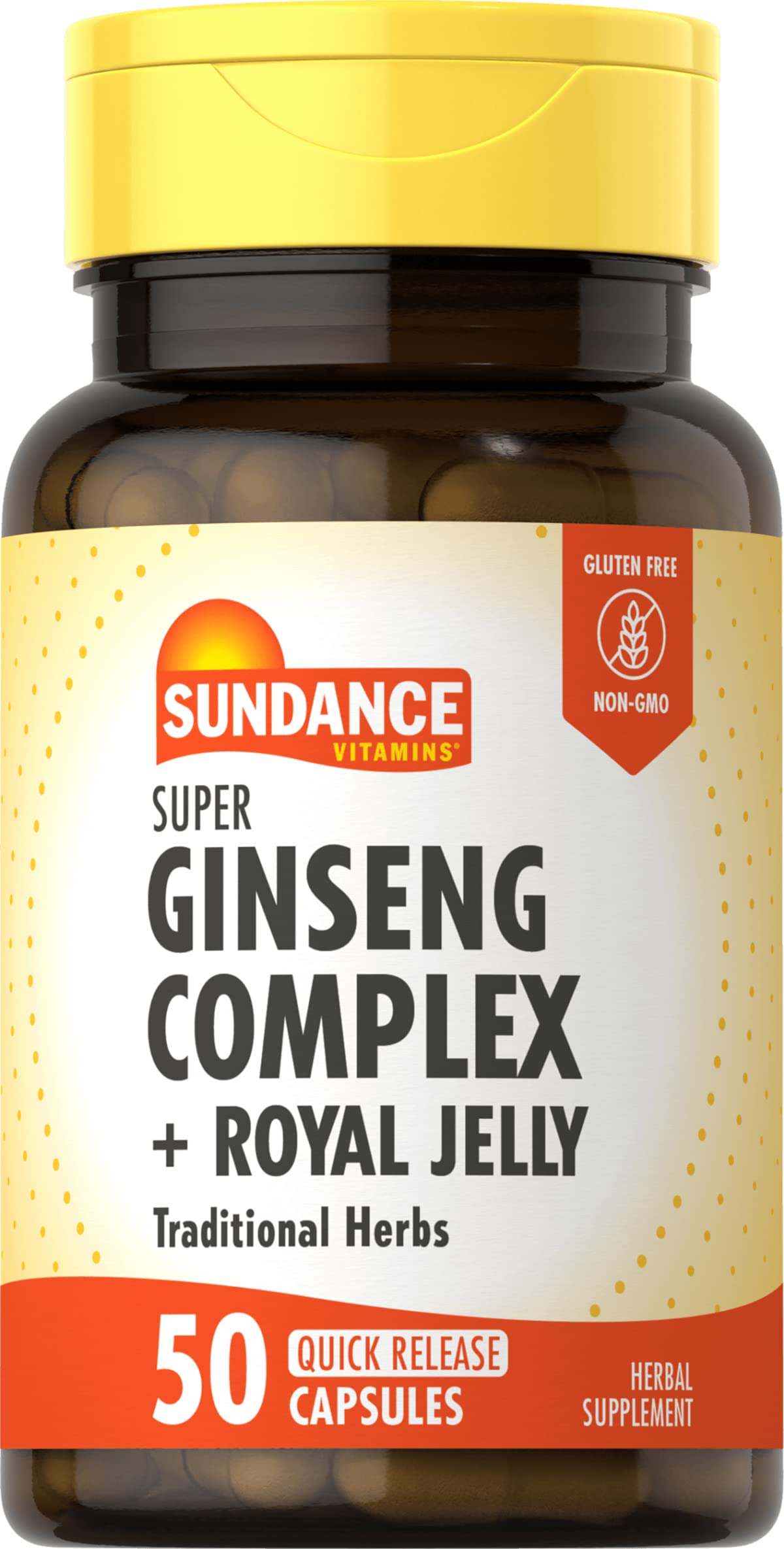 Sundance Vitamins Ginseng Complex Plus Royal Jelly Softgels 50