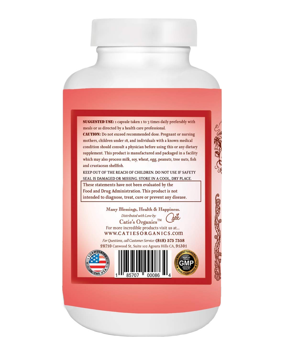 Energy Essentials Catie's Whole Food Proflora Probiotic Capsule 60 Capsules