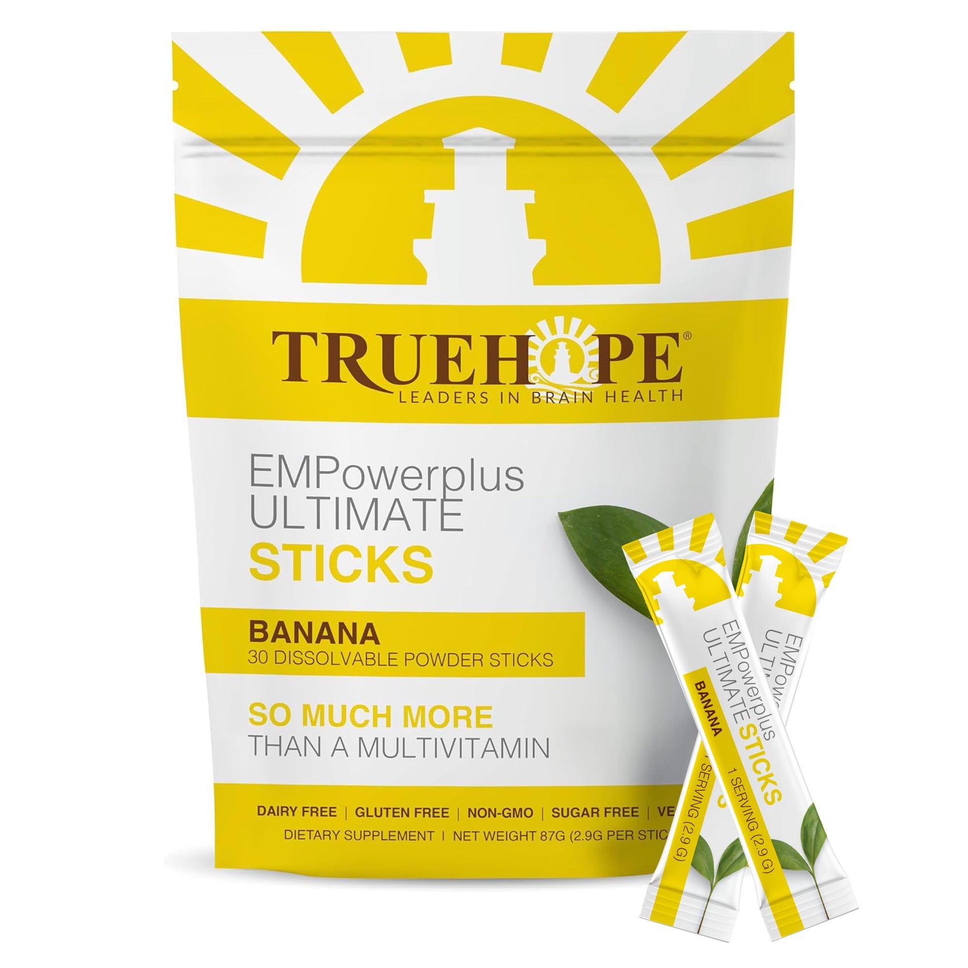 Truehope Multivitamin Nootropic Pouches with Inositol Once-Per-Day EMPowerplus Ultimate Sticks Powder 3.07