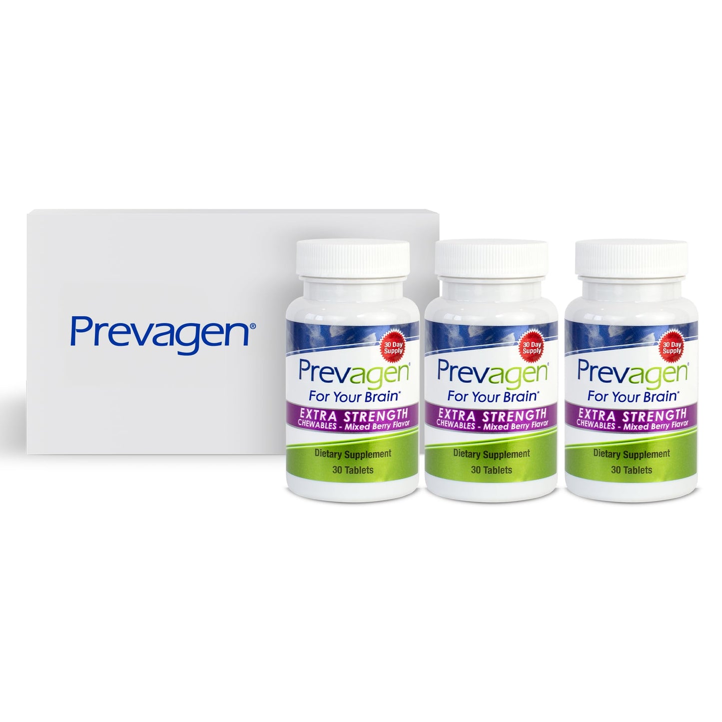 Prevagen Extra Strength Mixed Berry Chewables 90 Count