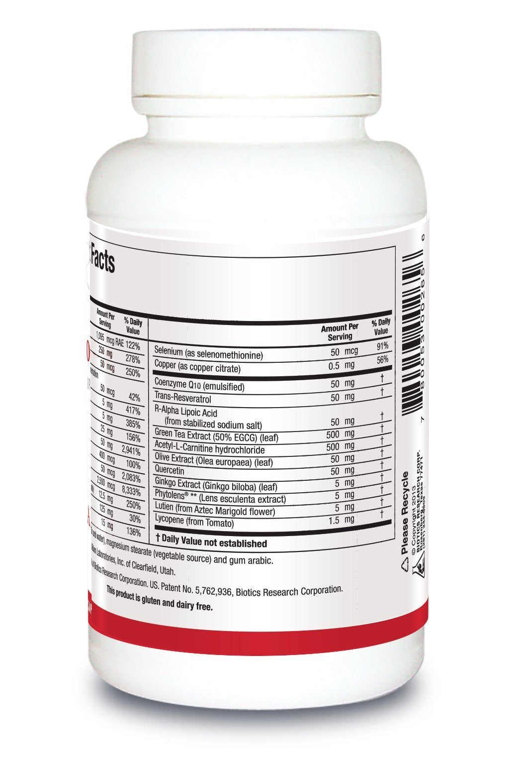 Biotics Research VasculoSirt Capsule, 150 Count