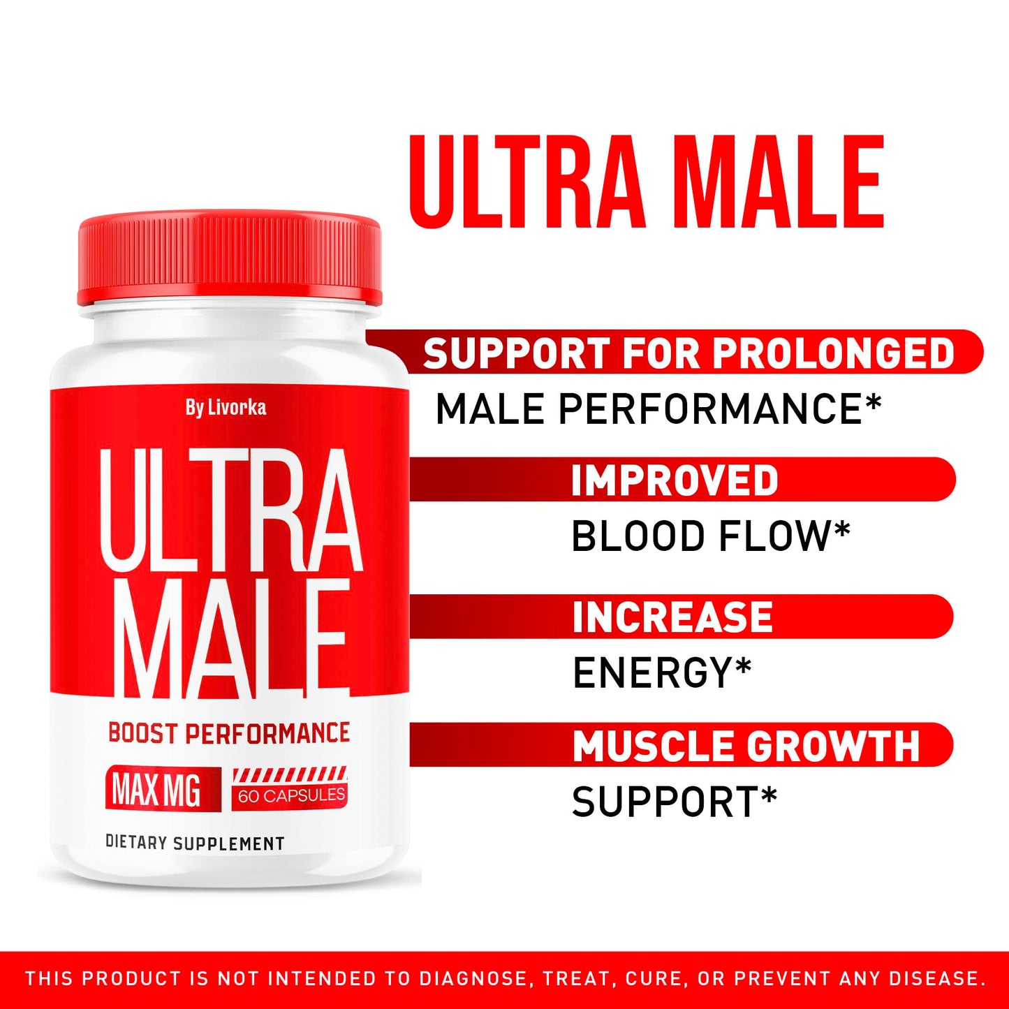 LIVORKA UltraMale Capsules 180 Capsules