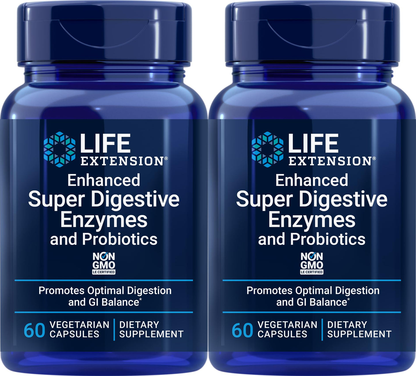 Life Extension Enhanced Super Digestive Enzymes and Probiotics Capsules 120