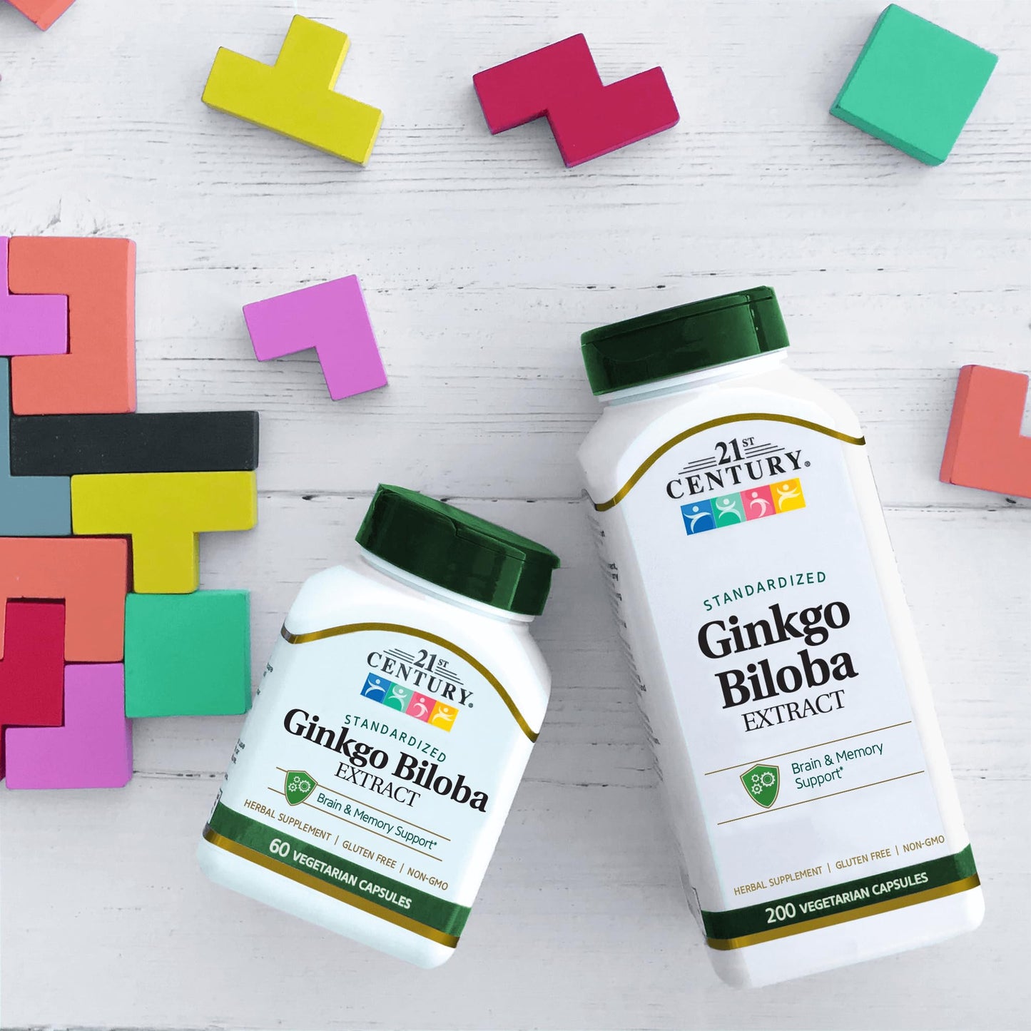 21st Century Ginkgo Biloba Extract Capsules, 200 Count