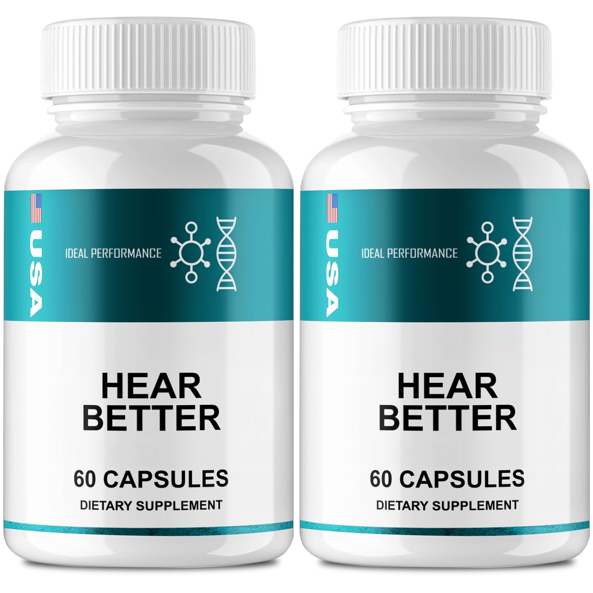 IDEAL PERFORMANCE HearBetter Tinnitus Relief Capsules, 120 Count