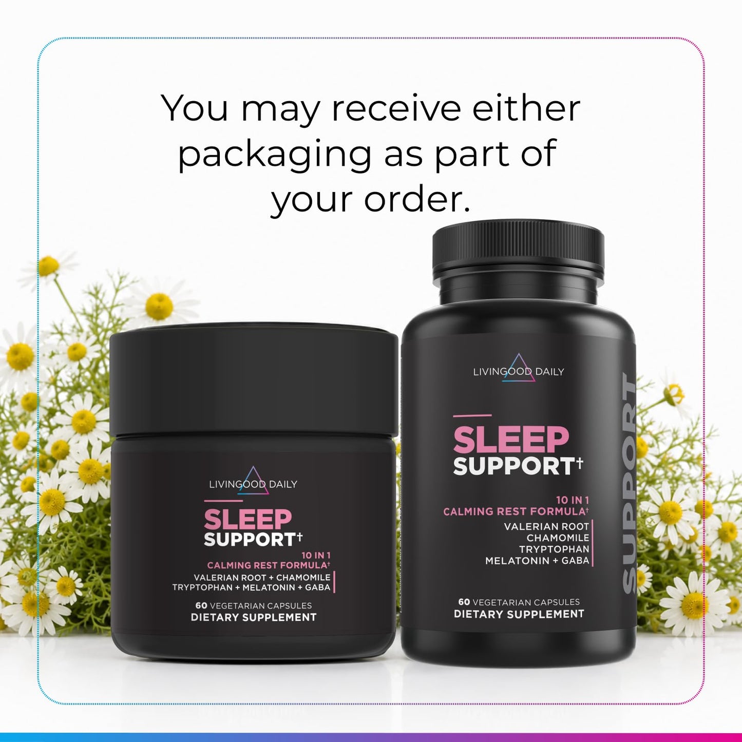 Livingood Daily Sleep Support Supplement 5 mg Melatonin Capsule, 60 Count