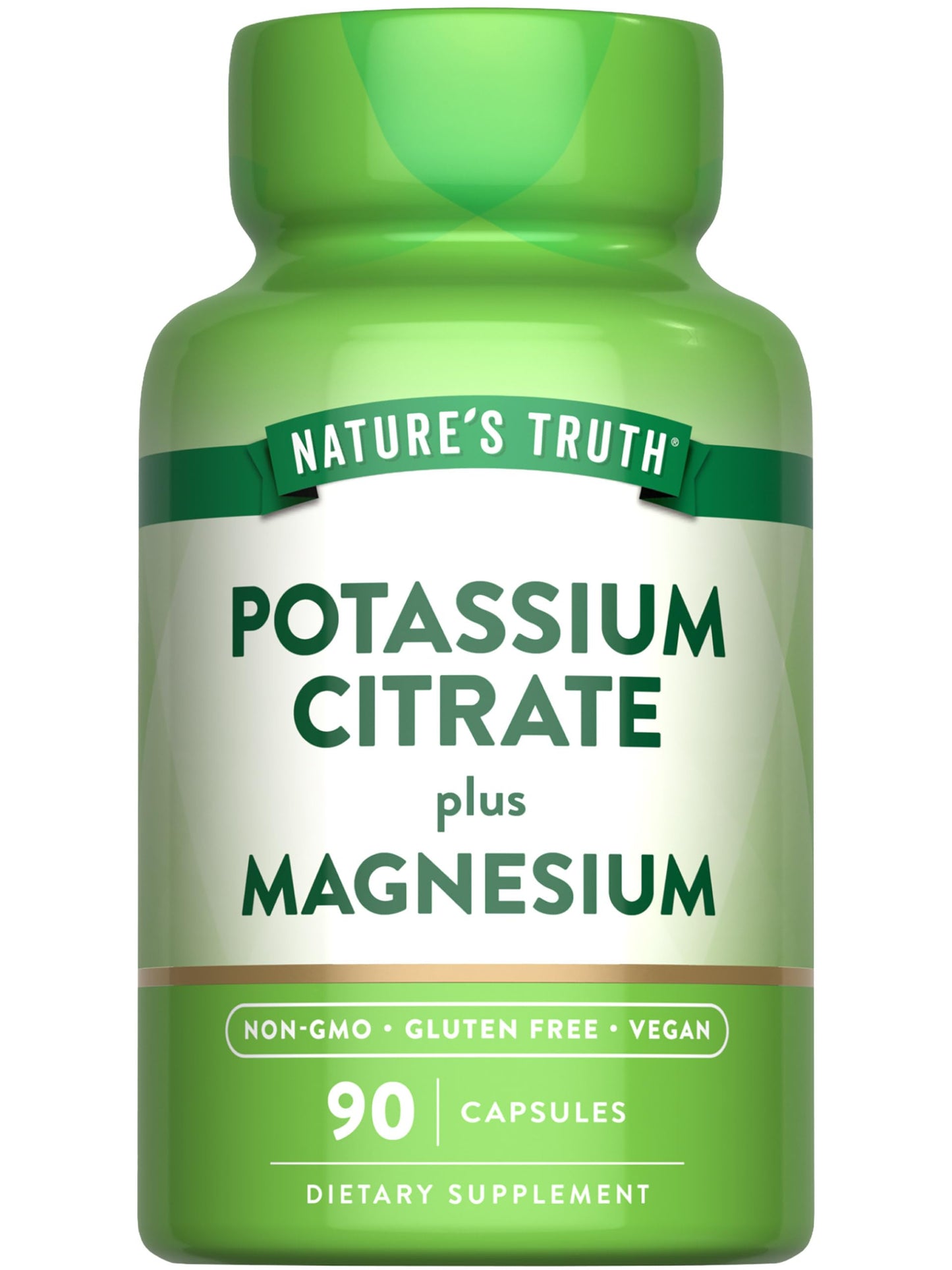 Nature's Truth Potassium Magnesium Citrate Capsules 90 Count