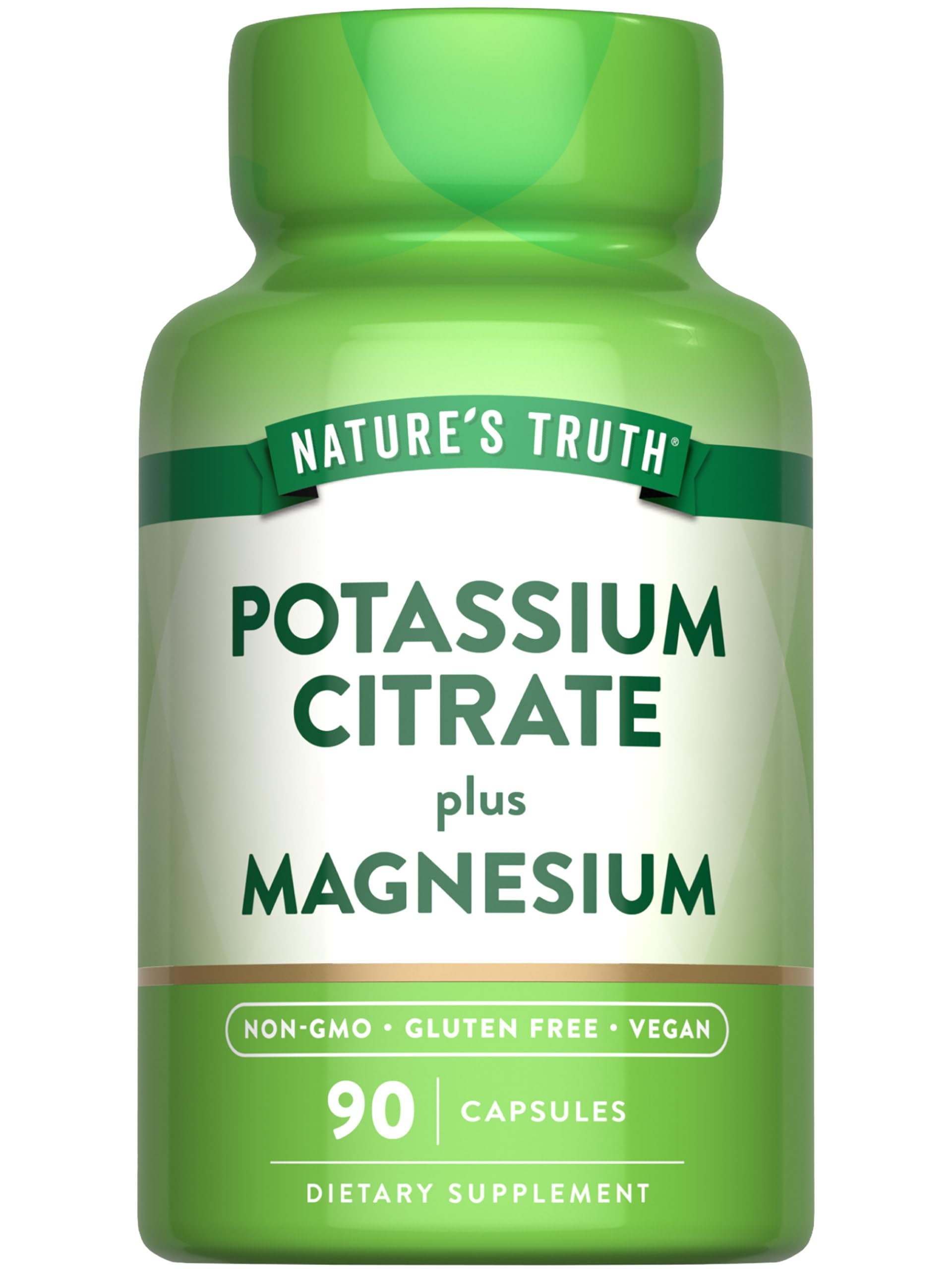 Nature's Truth Potassium Magnesium Citrate Capsules 90 Count