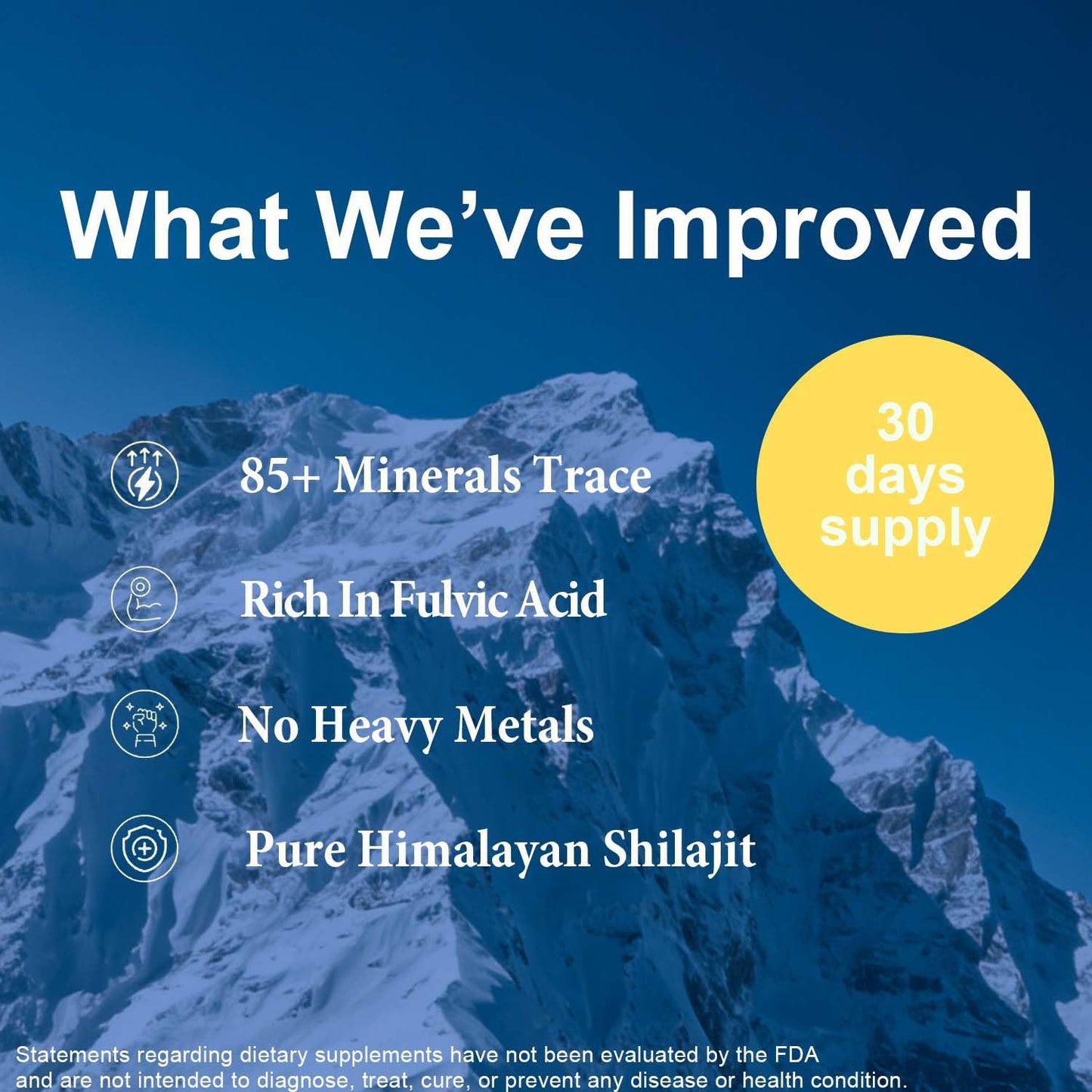 Riyuetian Pure Himalayan Gold Shilajit Gummies 60 Count