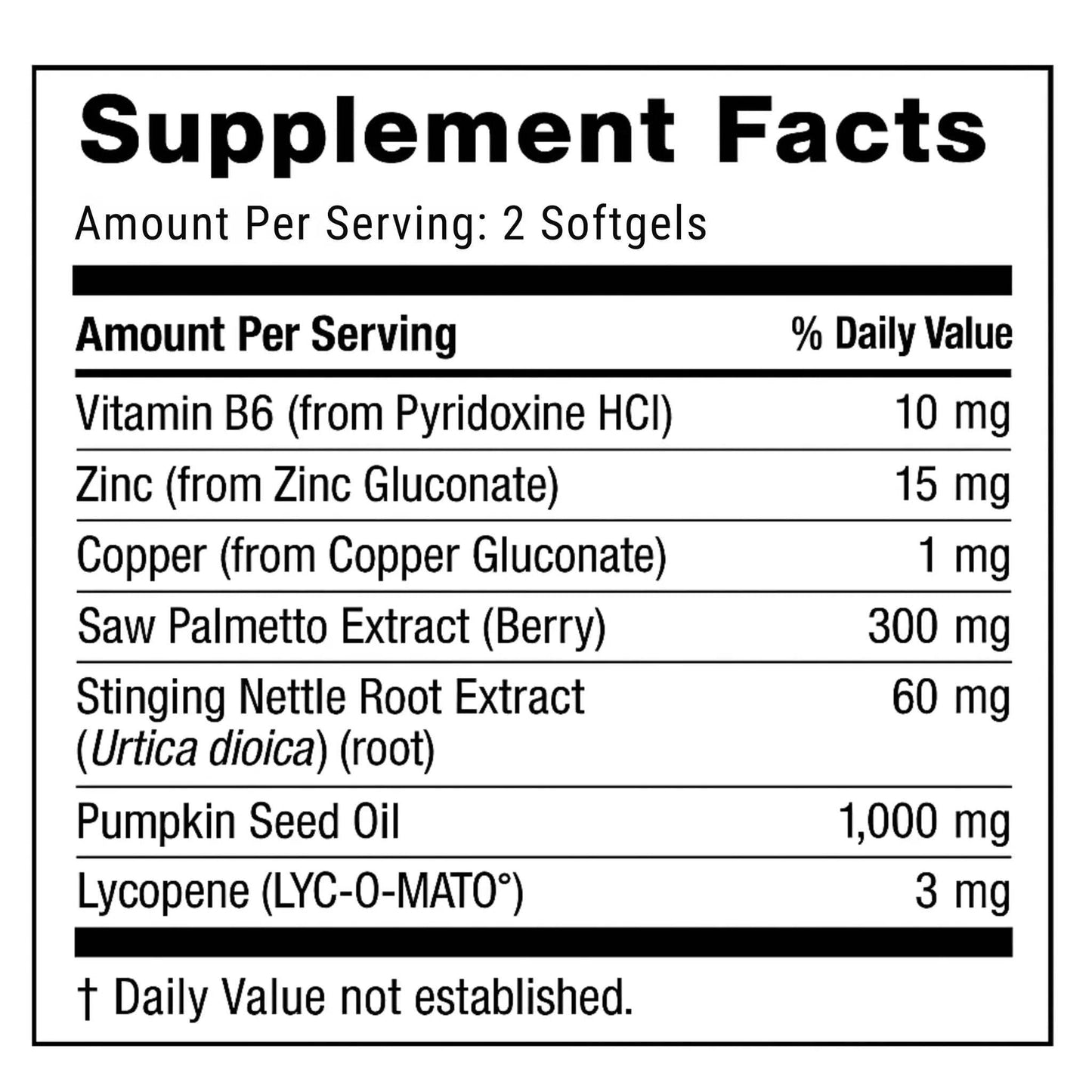 Manteniendo Tu Salud New Life Prostate Support Prostate Health Saw Palmetto Softgels 90 Count