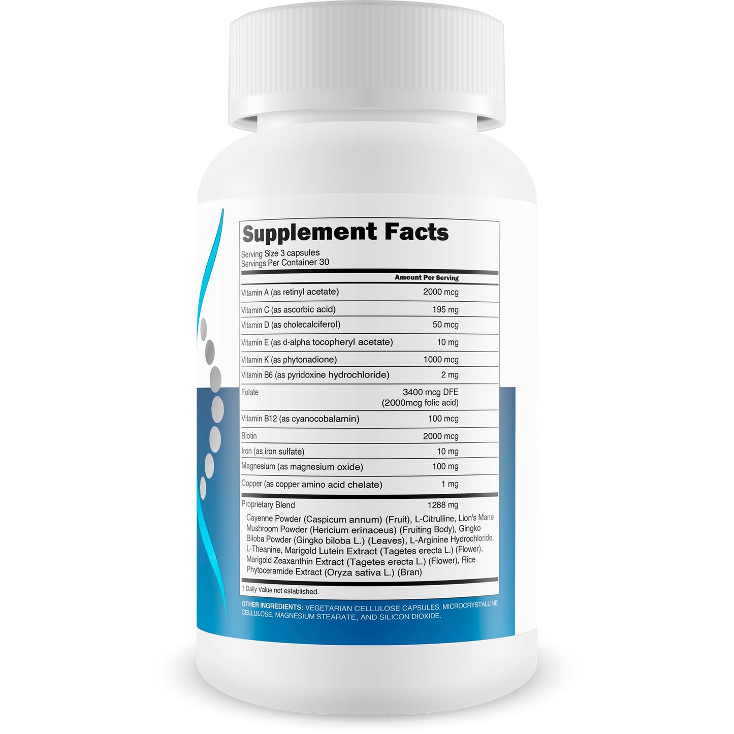 Happy Health Marketplace Advanced Telomere Support Capsule, 90 Count