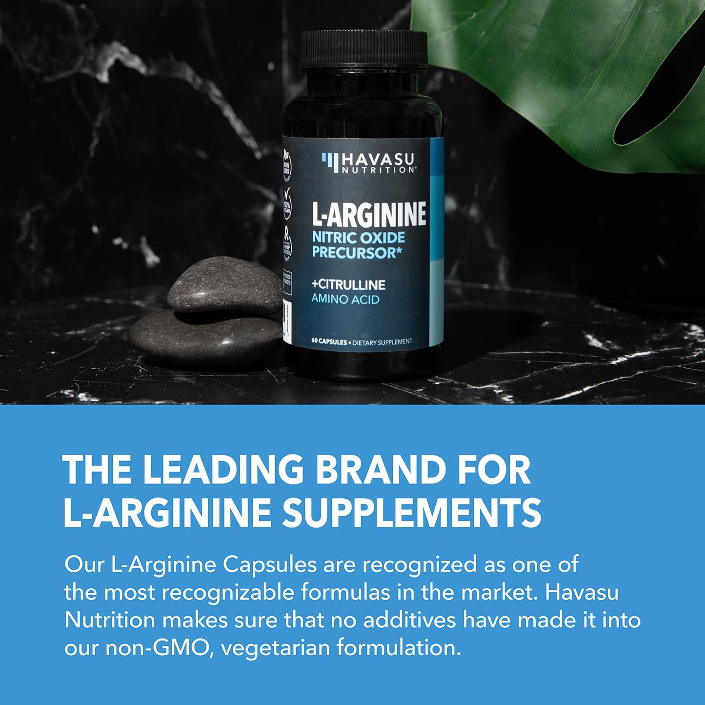 HAVASU NUTRITION L-Arginine with L-Citrulline Capsules, 60 Capsules