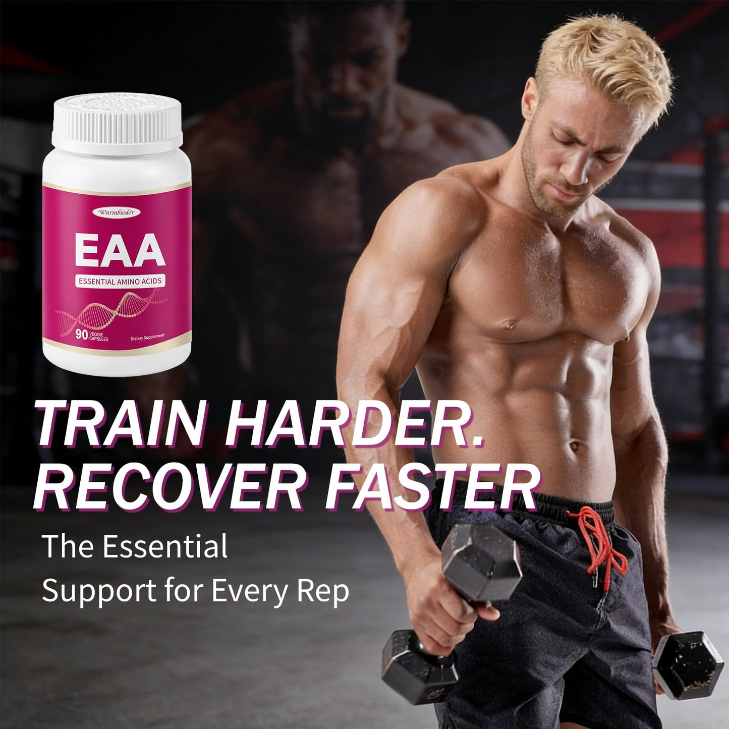 Warmbioder EAA Capsules 1200mg, 90 Capsules