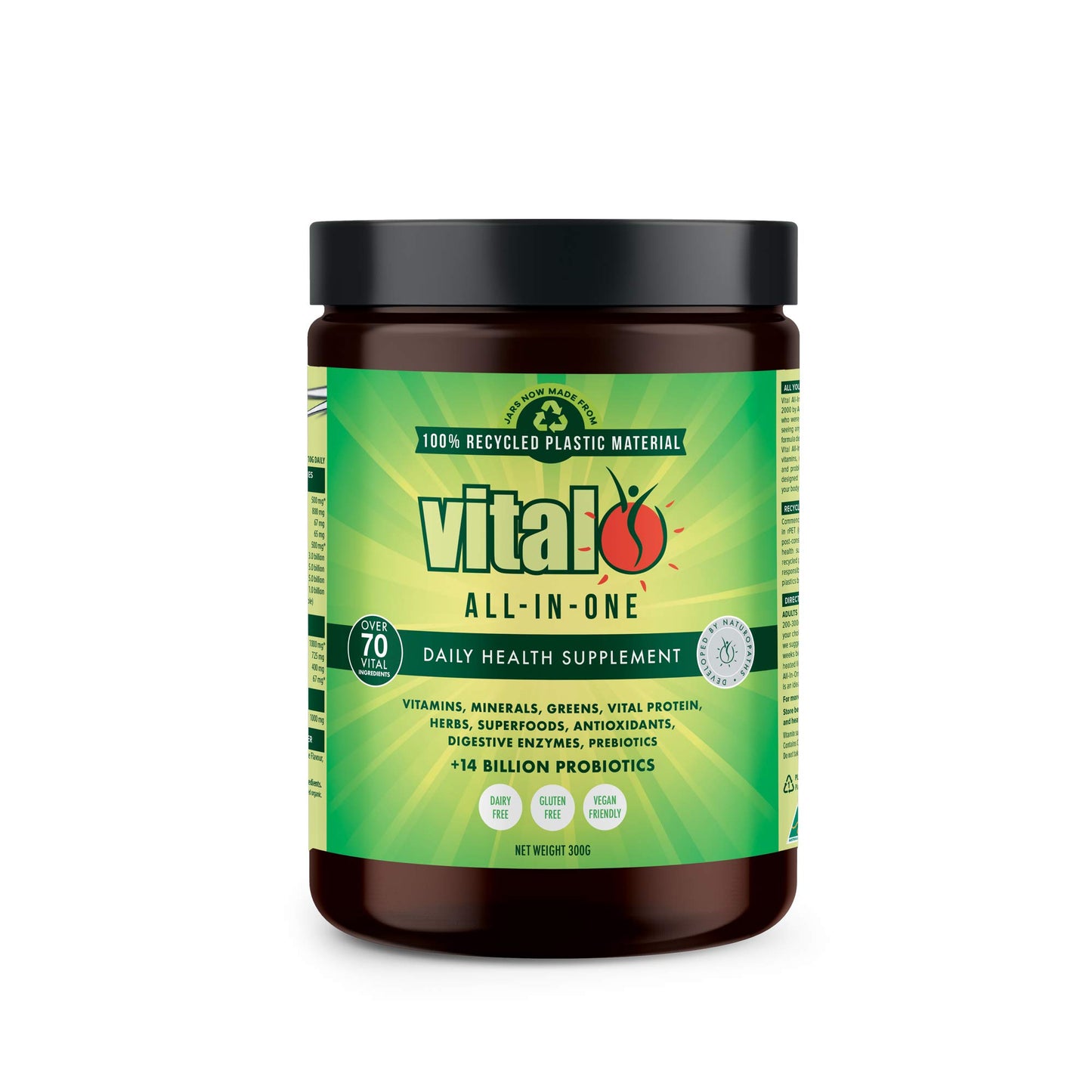 Vital Greens Antioxidant Superfood Natural Multivitamin Formula Powder 10.58 Ounce