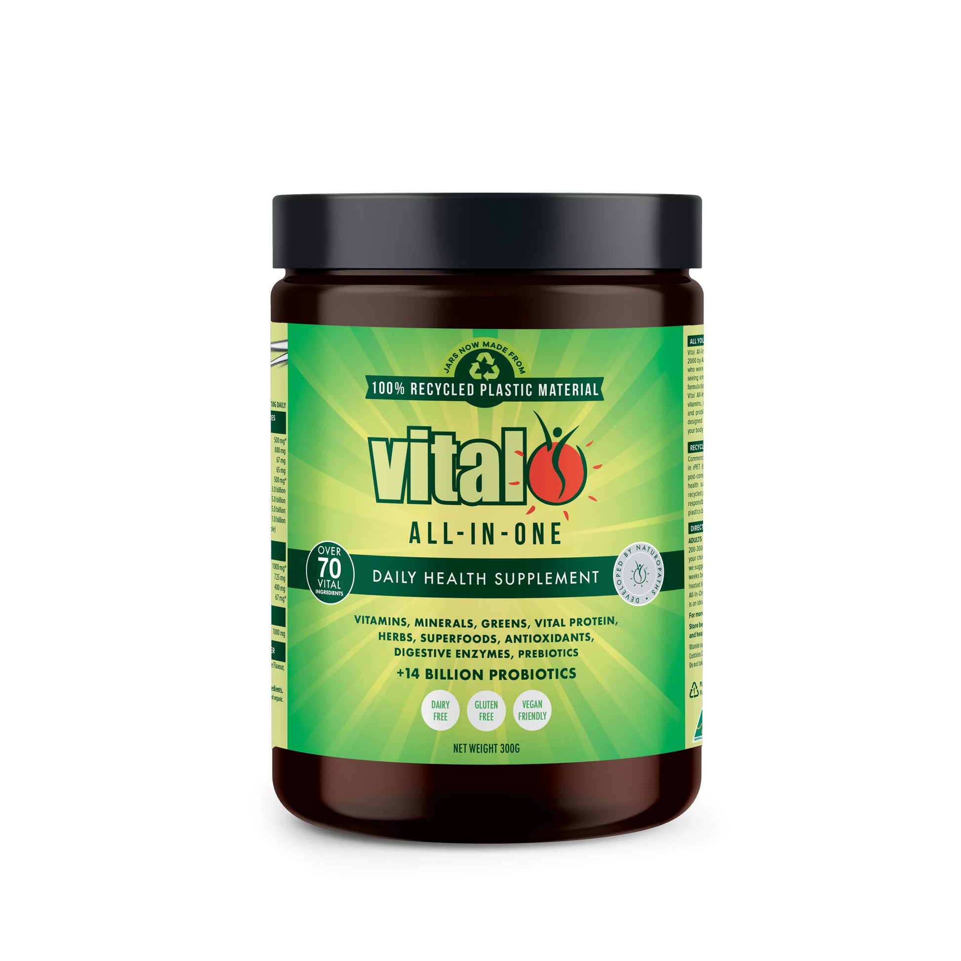 Vital Greens Antioxidant Superfood Natural Multivitamin Formula Powder 10.58 Ounce
