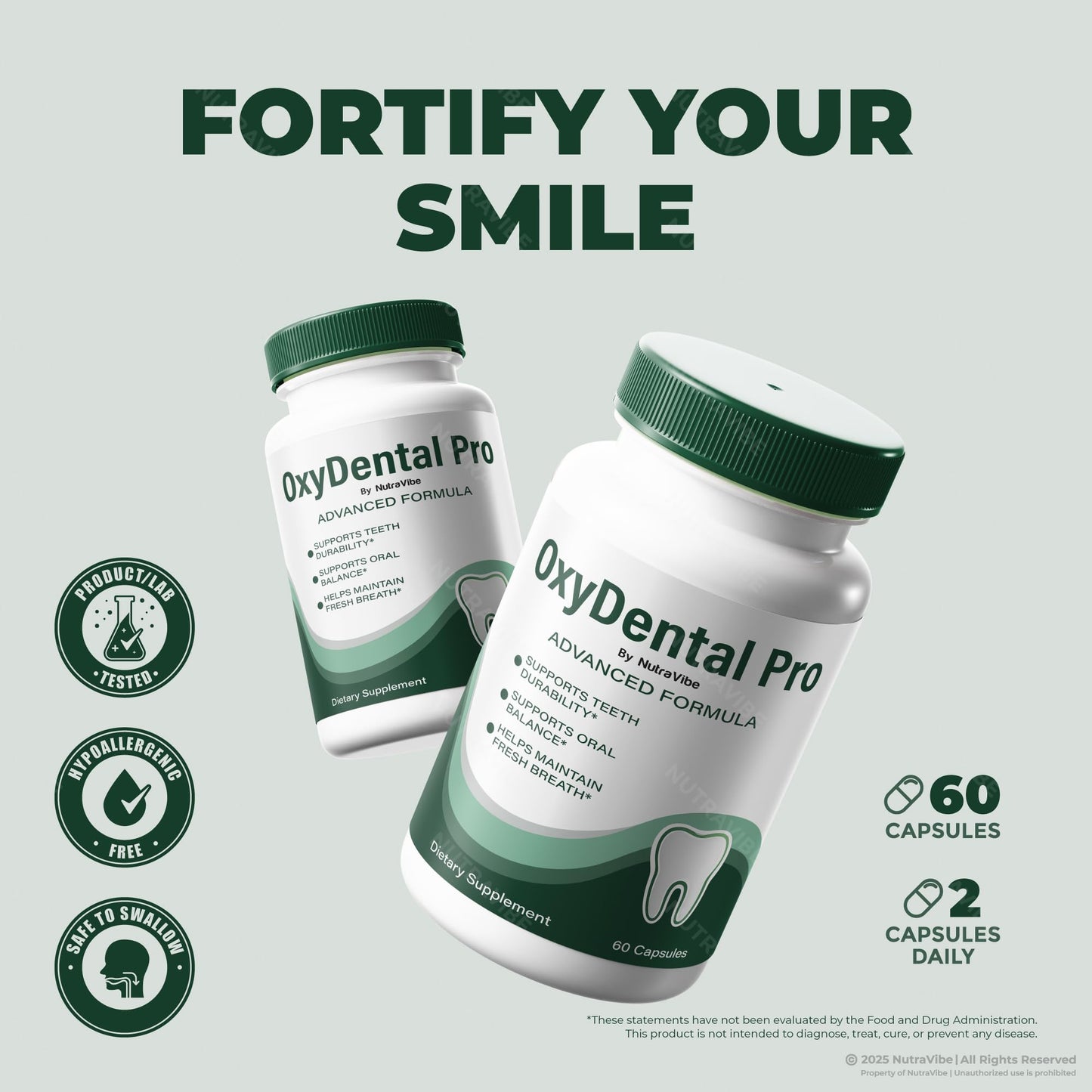 NutraVibe OxyDental Pro 120 Capsules