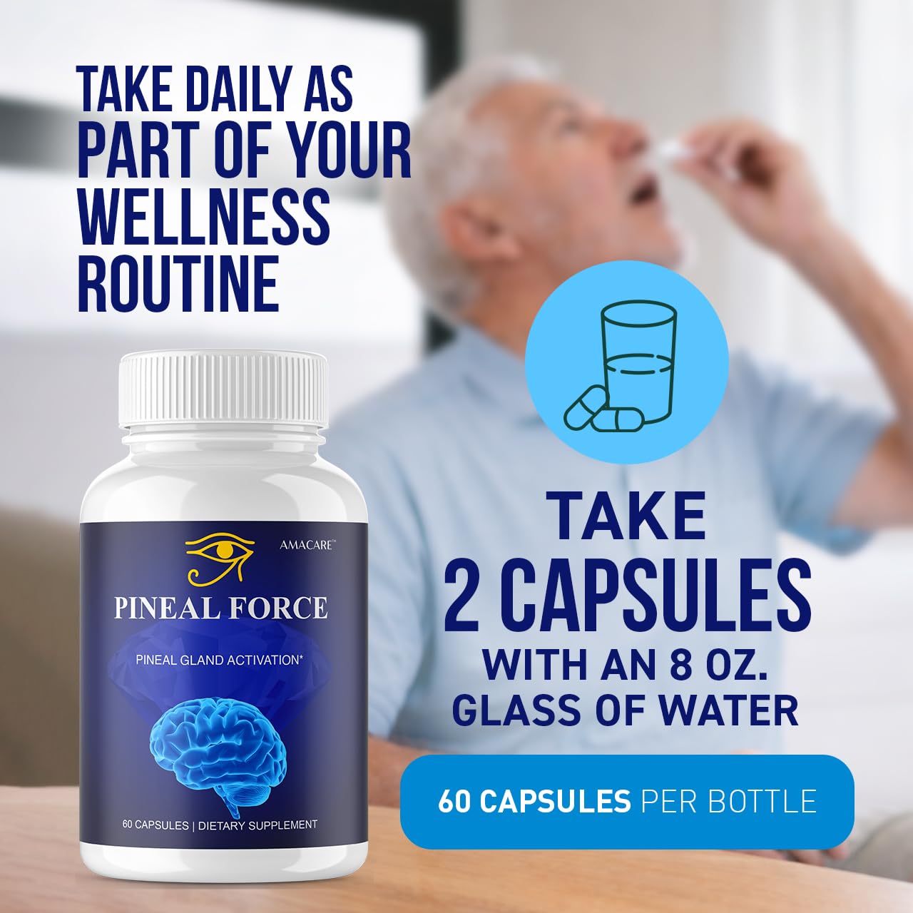 AMACARE Pineal Force Capsules 60 Count