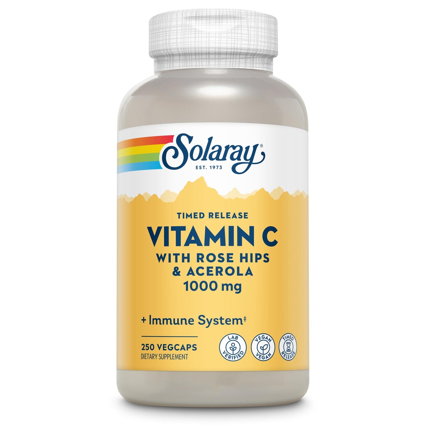 Solaray C Two-Stage Timed Release Supplement Capsule 250 Count