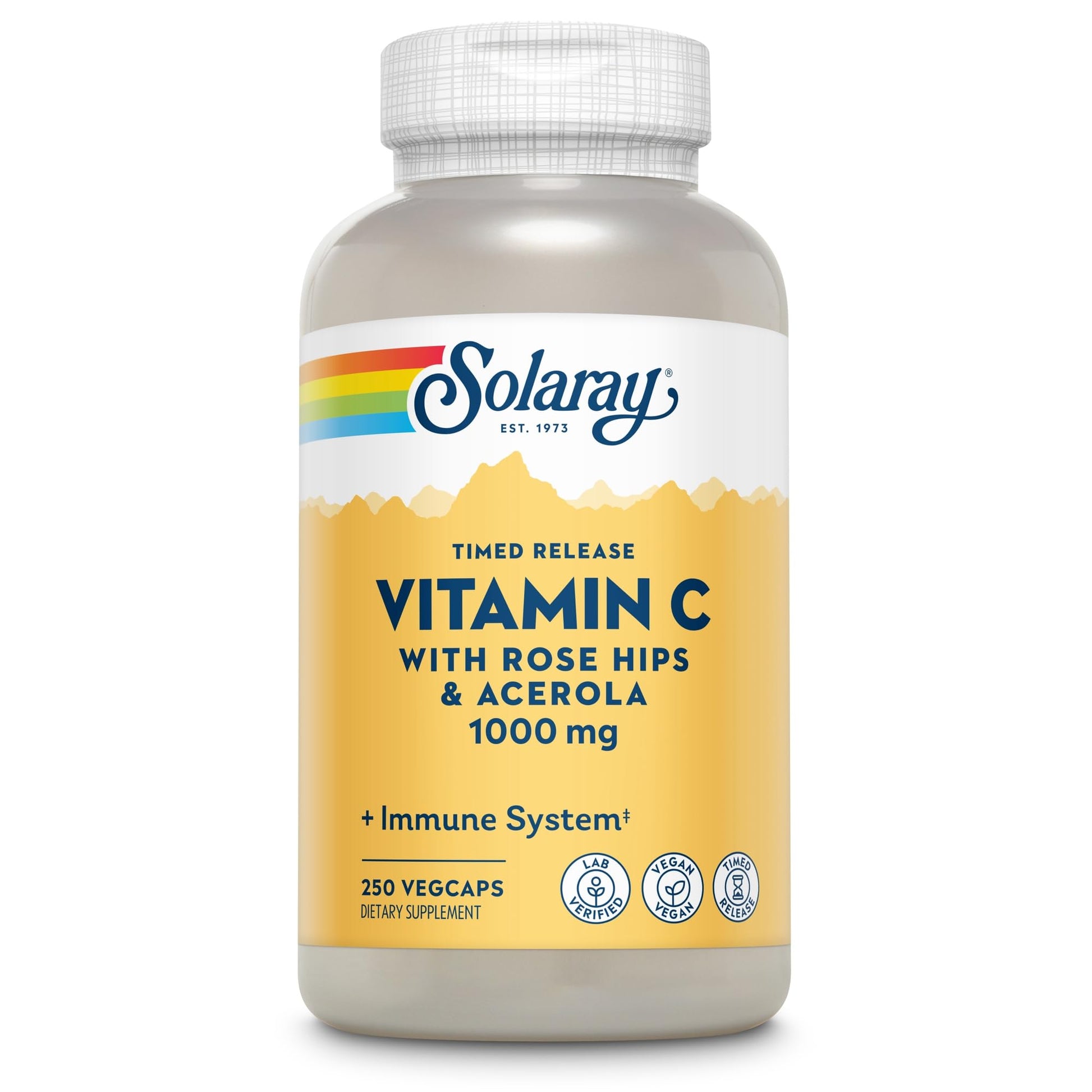 Solaray C Two-Stage Timed Release Supplement Capsule 250 Count