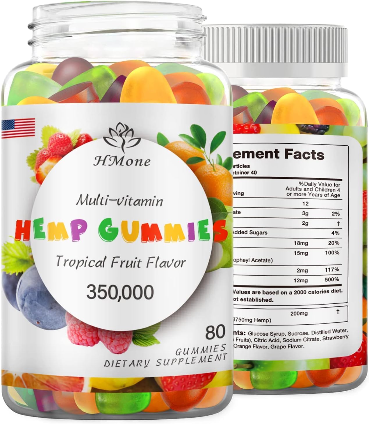 HMone Hemp Gummy 60 Gummies