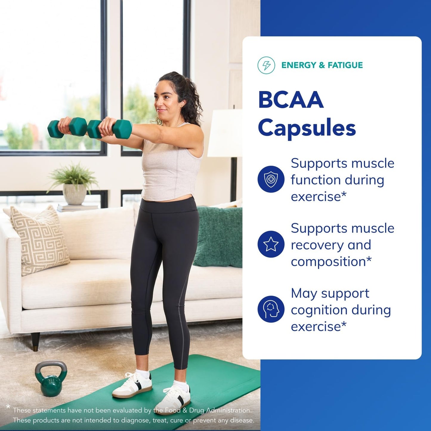 Pure Encapsulations BCAA Capsules 90 Capsules