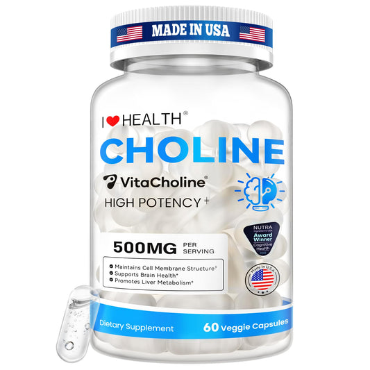 I LOVE HEALTH VitaCholine 500mg Capsule, 60 Count