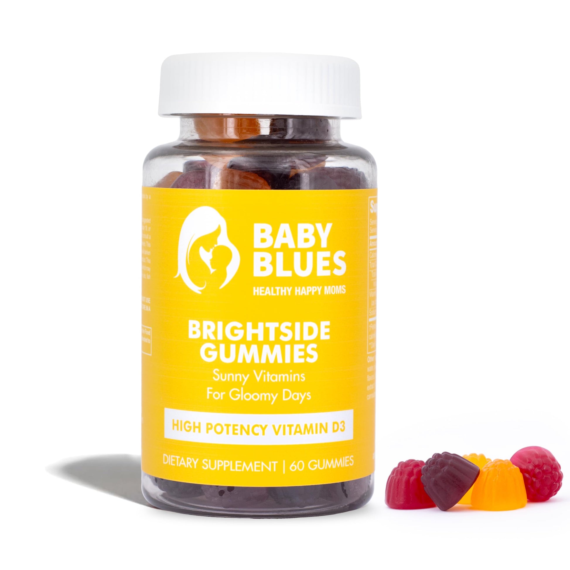 Baby Blues Brightside Vitamin D3 Gummies 60 Count