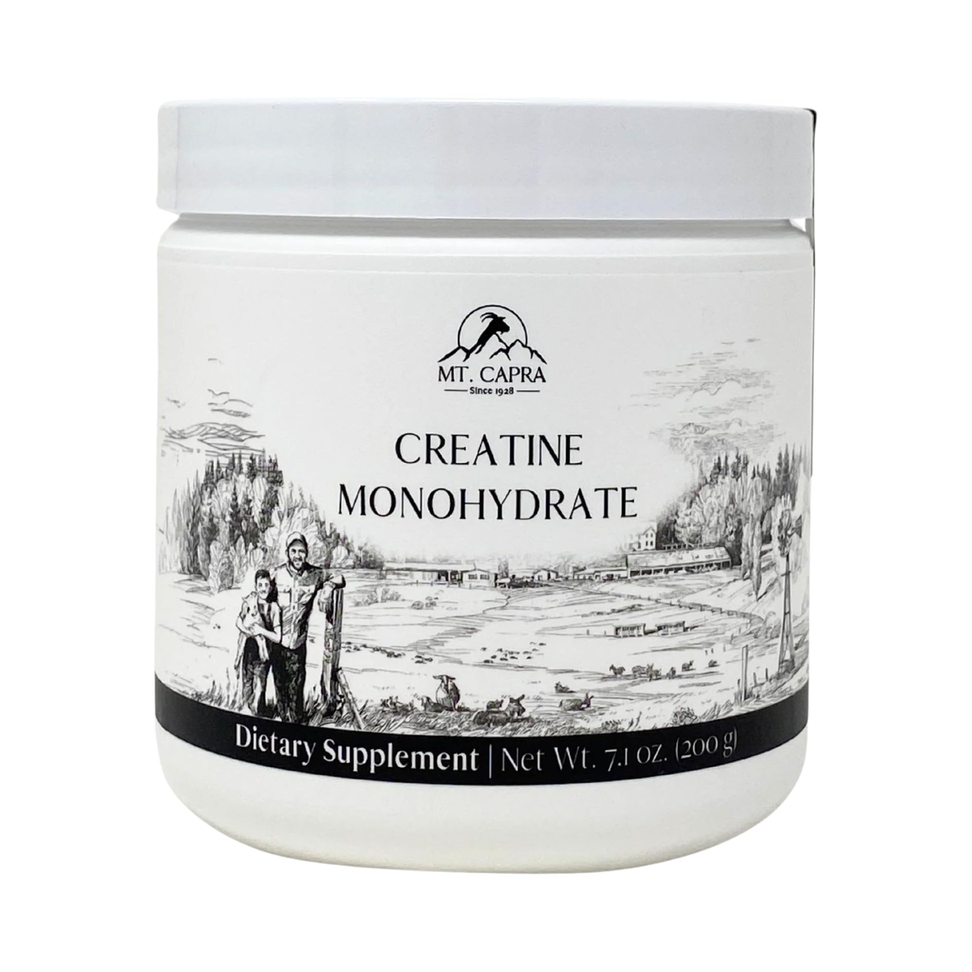 Mt. Capra Creatine Monohydrate Powder 7.1 oz