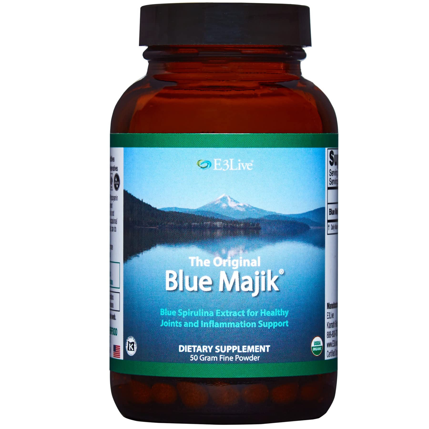 E3LIVE Blue Majik Powder 1.76 Ounce