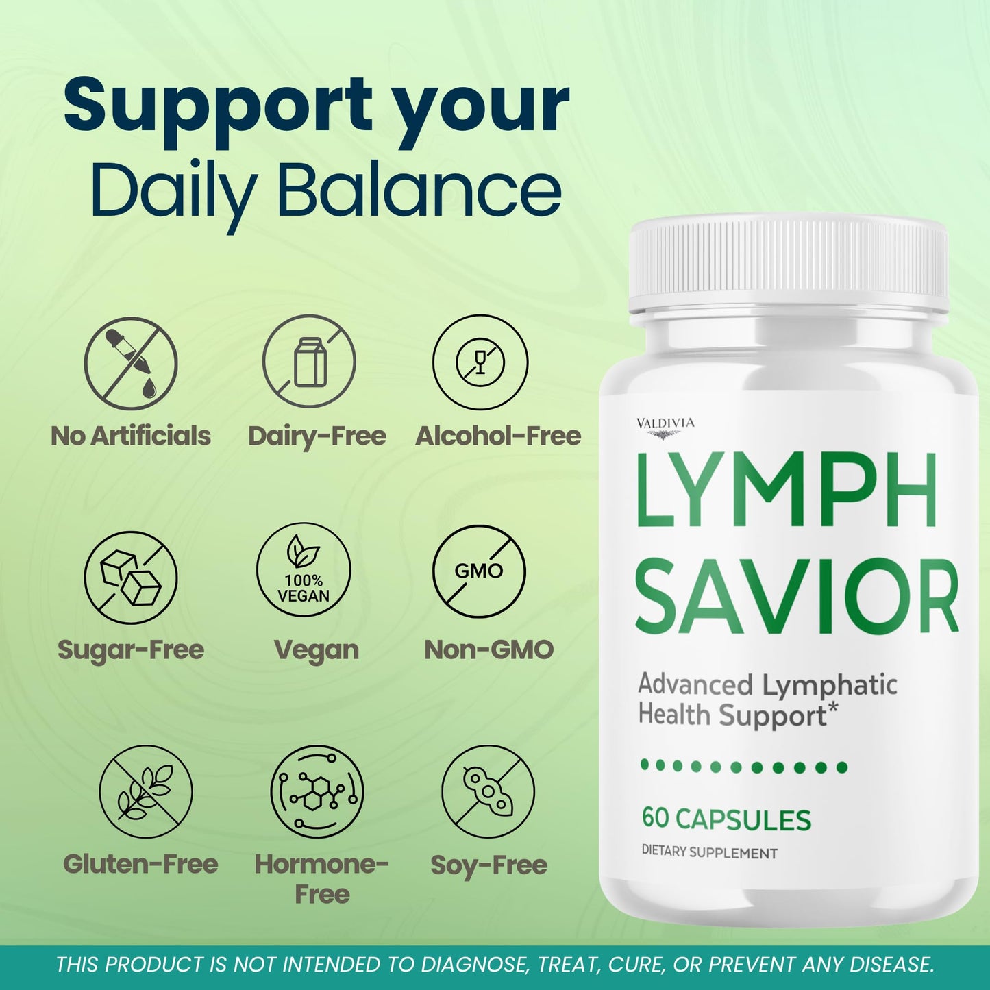Valdivia Lymph Savior Capsules 60 Count