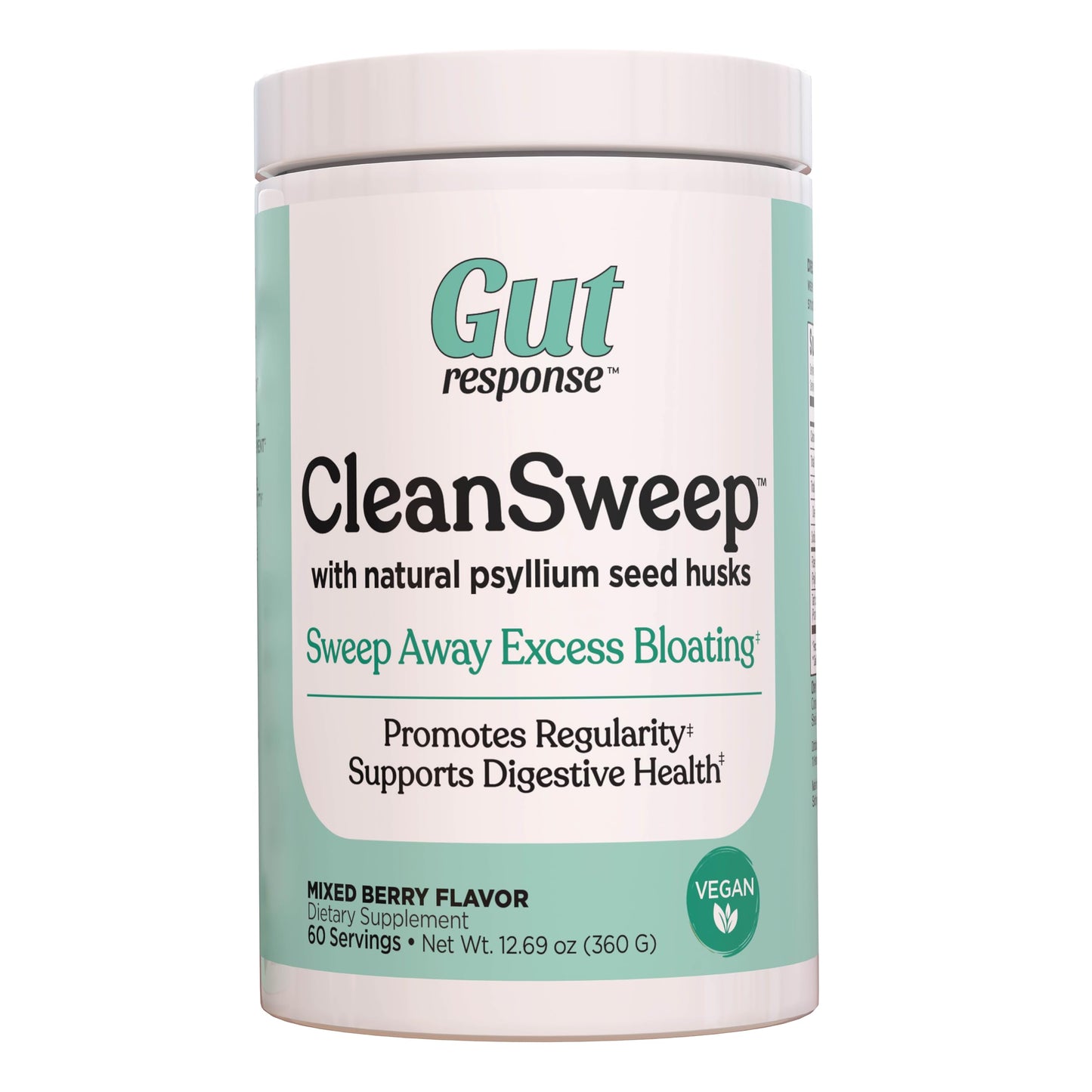 Windmill Gut Response CleanSweep with Natural Psyllium Seed Husks & Beet Fiber Powder 12 oz